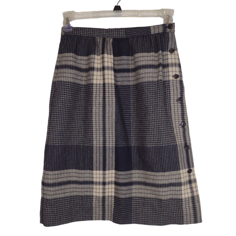 Haberdashery by Personal Womens‎ Dark Academia Preppy Plaid Wool Blend Size 8